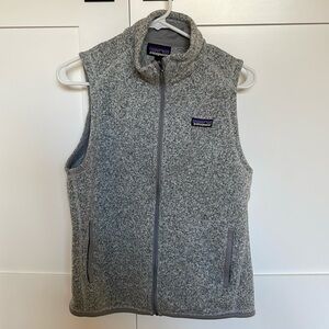 Grey Patagonia Better Sweater Fleece Vest Womens Size Medium